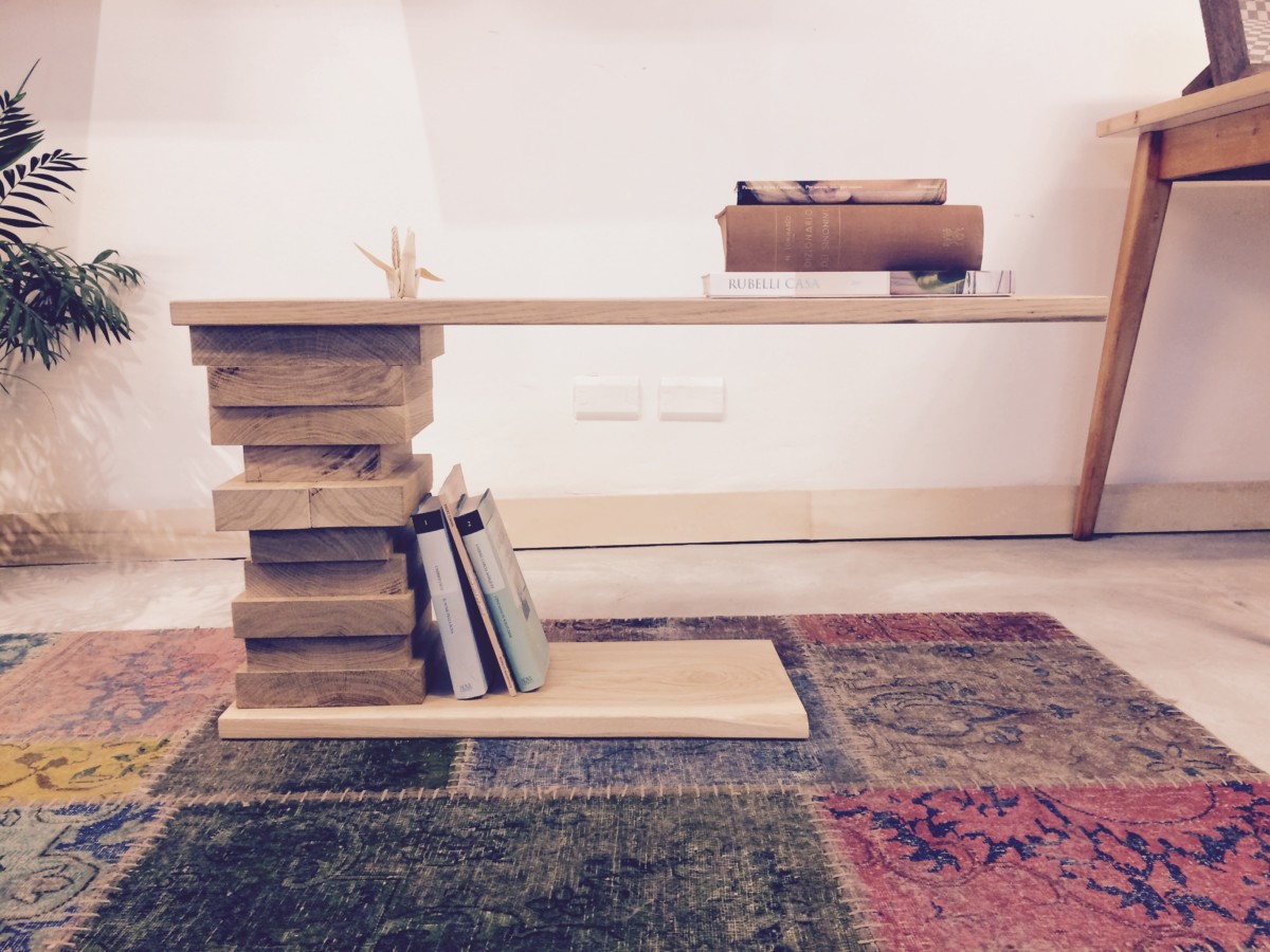 Tavolino in rovere
