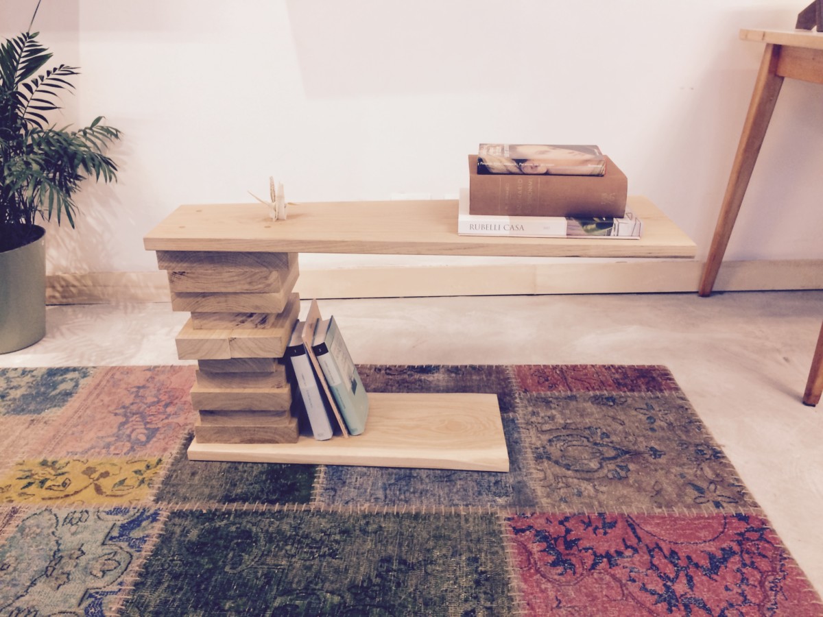 Tavolino in rovere