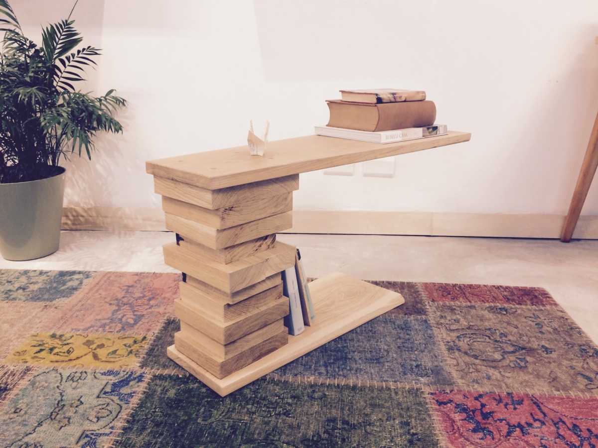 Tavolino in rovere